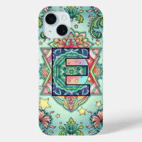 Alphabet E mandala