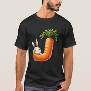 Alphabet eggs Easter ABCs Carrot Letter J for Kids T-Shirt
