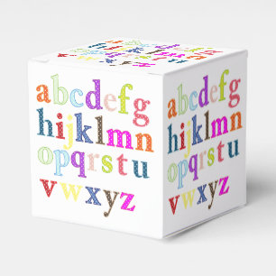 Alphabet Favour Box