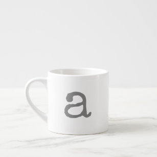 Alphabet Gifting Small Monogram Espresso Mug