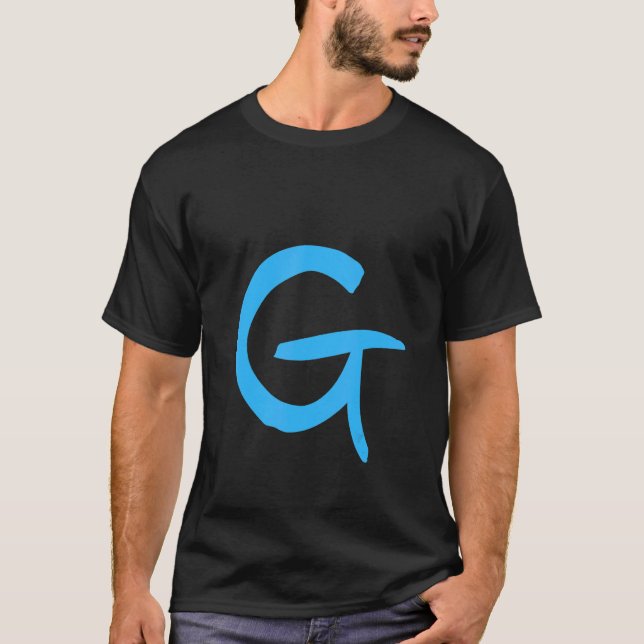 Alphabet Handwritten Letter G T-Shirt (Front)