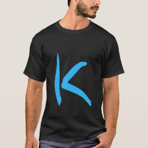 Alphabet Handwritten Letter K T-Shirt