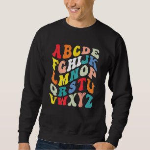 Alphabet Hi Back To School ABC Pre K Kindergarten  Sweatshirt