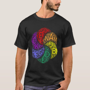 Alphabet Hi Teacher Students Back To School 1st Da T-Shirt