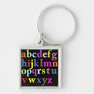 Alphabet Key Ring