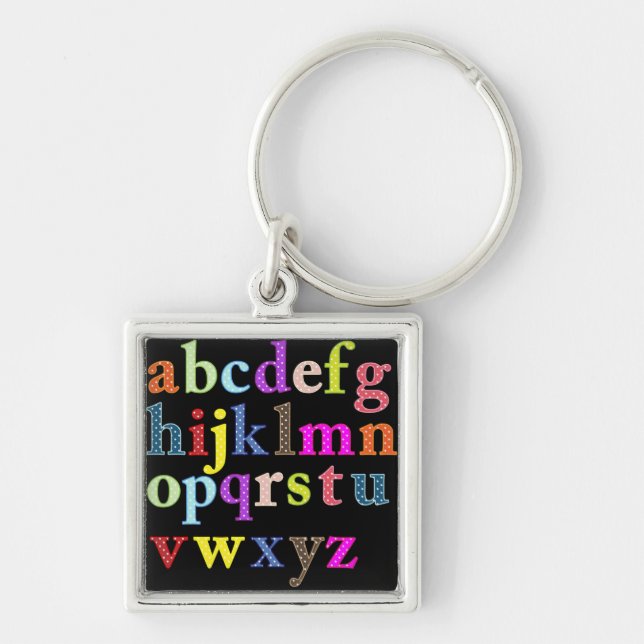 Alphabet Key Ring (Front)