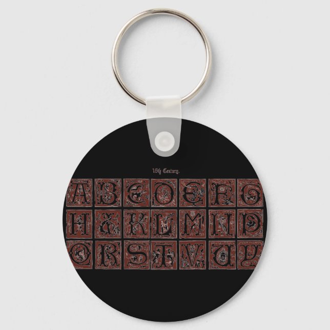 Alphabet Keychain (Front)