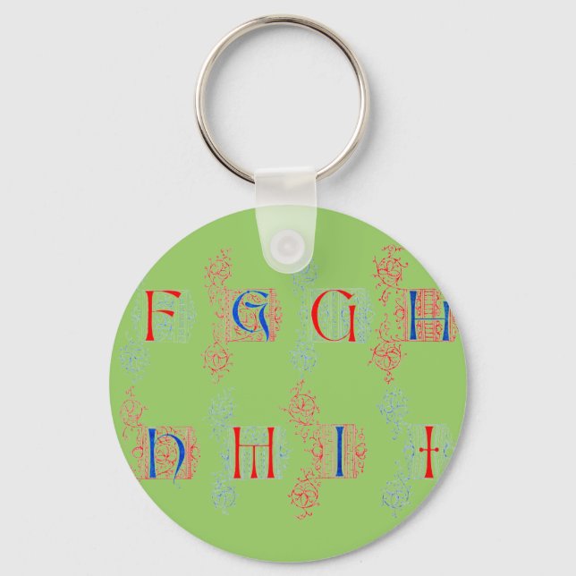Alphabet Keychain (Front)
