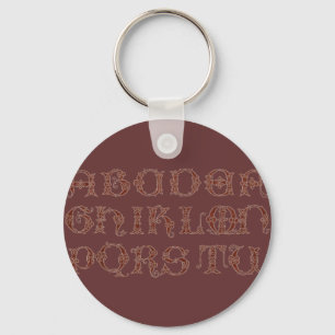 Alphabet Keychain