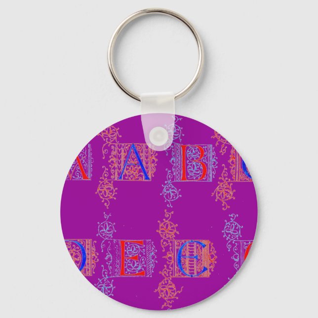Alphabet Keychain (Front)