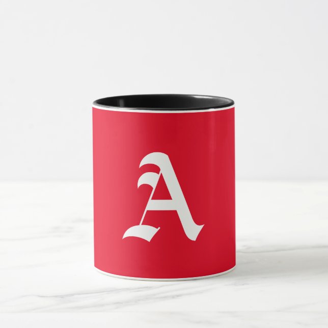 Alphabet letter A Mug (Center)