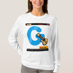 Alphabet Letter G is for Guitar T-Shirt