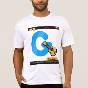 Alphabet Letter G is for Guitar T-Shirt