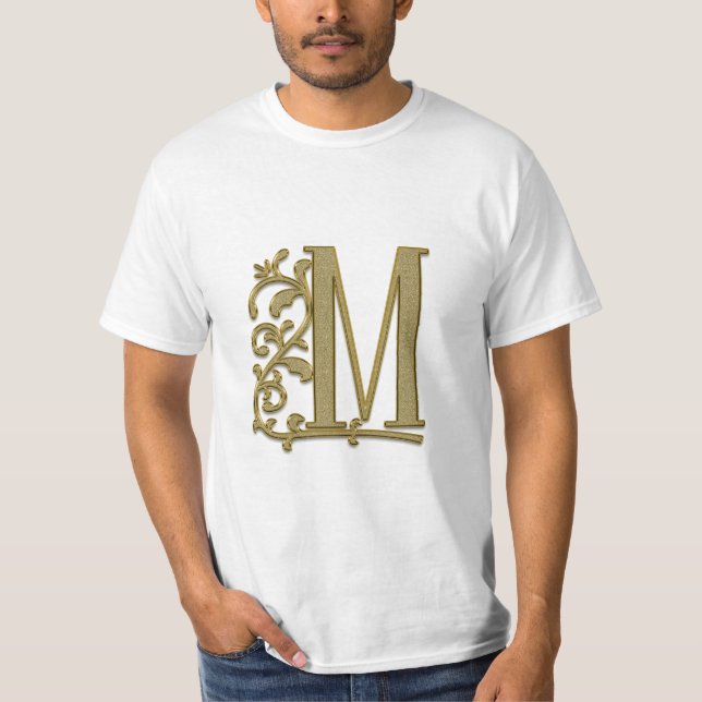 Alphabet Letter Initial  T-Shirt (Front)