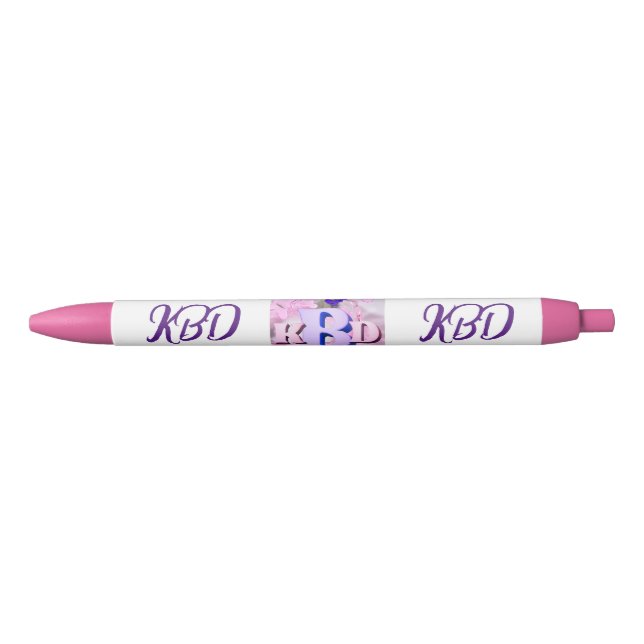 Alphabet Letter Initials Poodle Writing Pen (Front)