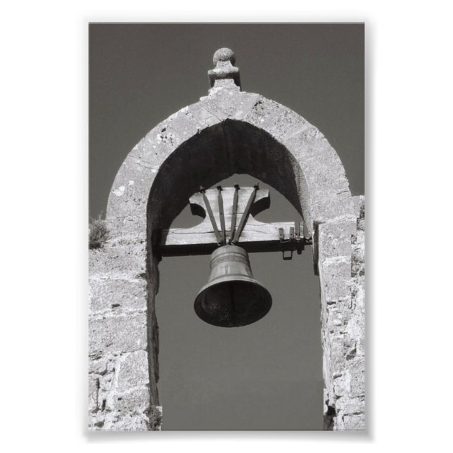 Alphabet Letter Photography A4 Black and White 4x6 Photo Print (Front)