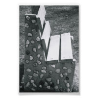 Alphabet Letter Photography L1 Black and White 4x6