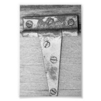 Alphabet Letter Photography T5 Black and White 4x6