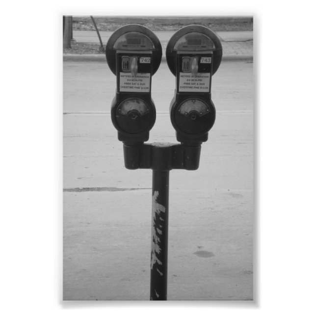 Alphabet Letter Photography Y5 Black and White 4x6 Photo Print (Front)