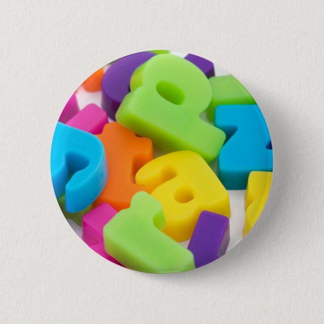 alphabet letters background badges (Front)