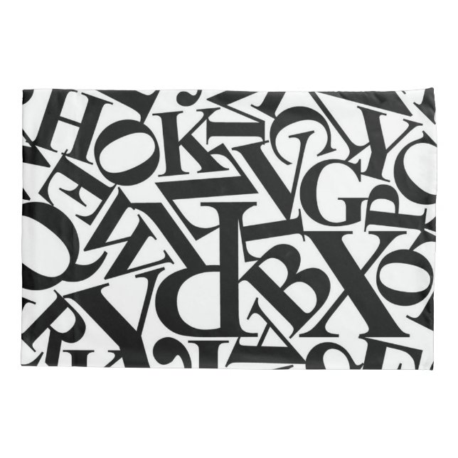 Alphabet Letters Pillowcase (Back)