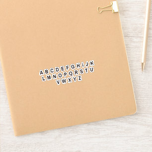Alphabet Letters Stickers