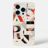 Alphabet letters taken apart with dots and shapes