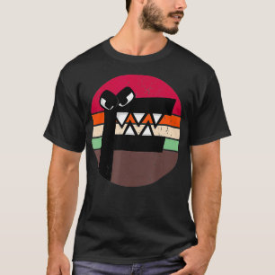 Alphabet Lore f Costume Retro Sunset Villain Lette T-Shirt