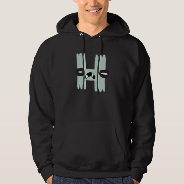 Alphabet Lore letter h Hoodie (Front)