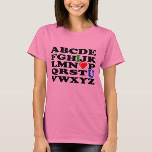 ALPHABET LOVE T-Shirt