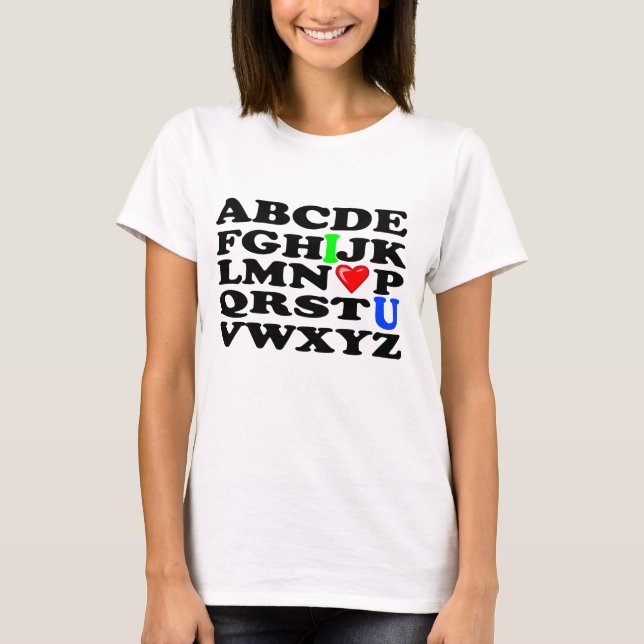 ALPHABET LOVE T-Shirt (Front)