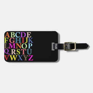 Alphabet Luggage Tag