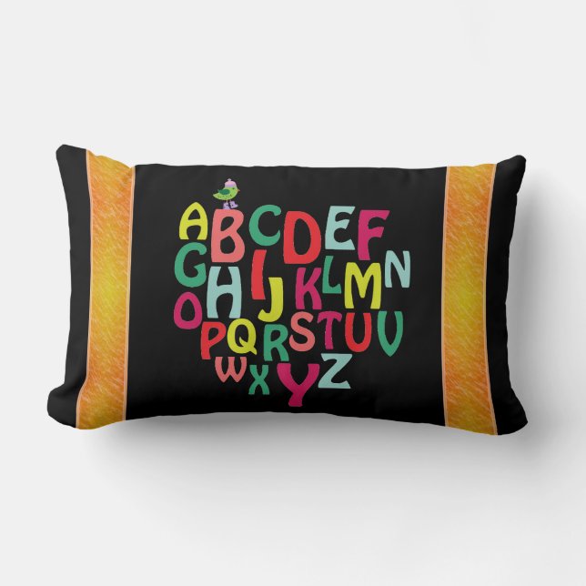 Alphabet Lumbar Cushion (Front)