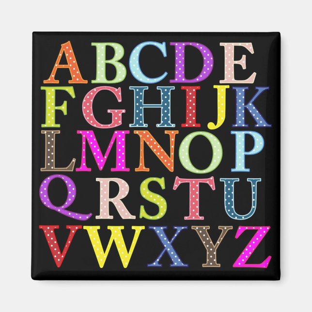 Alphabet Magnet (Front)
