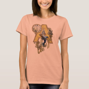 Alphabet-monogram capital-letter A T-Shirt