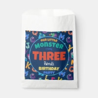 Alphabet Monsters Birthday Little Monster Add Age