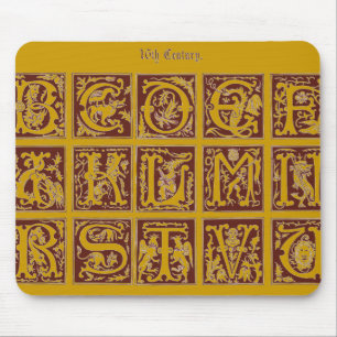 Alphabet Mouse Pad