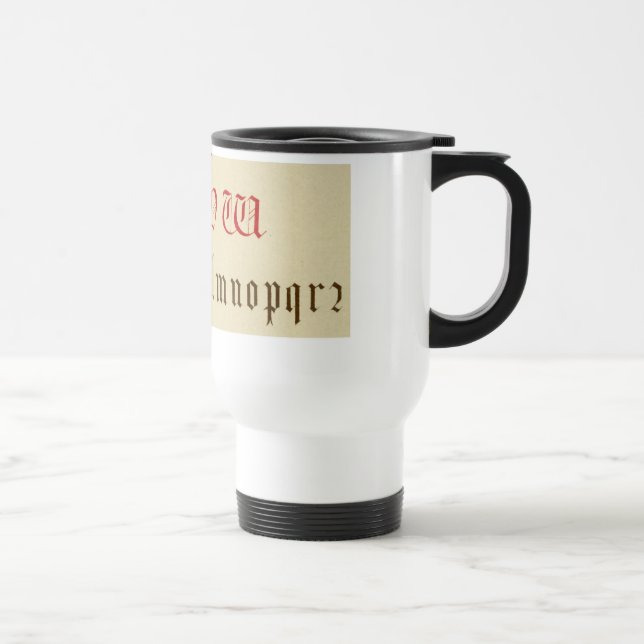 Alphabet Mug (Right)