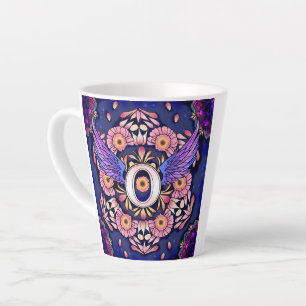 Alphabet O Latte Mug