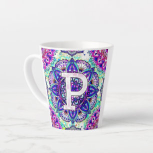 Alphabet P Latte Mug