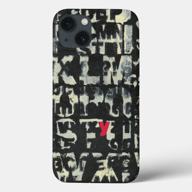 Alphabet Painting by Norman Wyatt Case-Mate iPhone Case (Back)