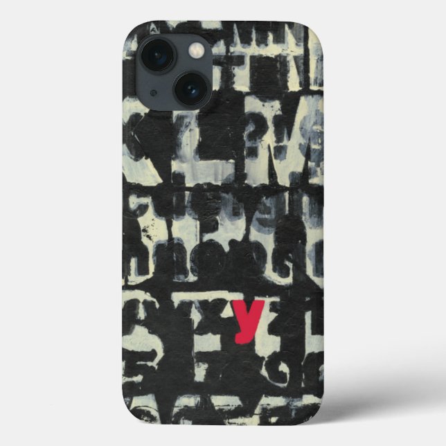 Alphabet Painting by Norman Wyatt Case-Mate iPhone Case (Back)
