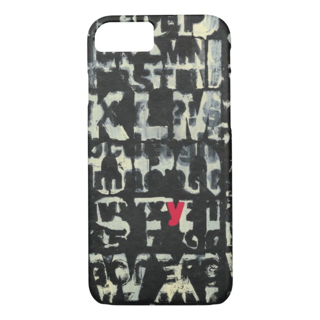 Alphabet Painting by Norman Wyatt Case-Mate iPhone Case (Back)