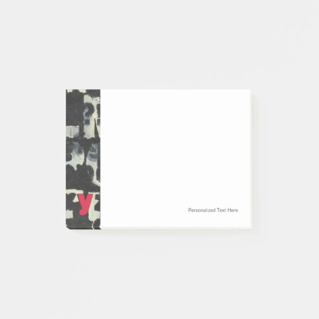 Alphabet Painting by Norman Wyatt Post-it Notes (Front)