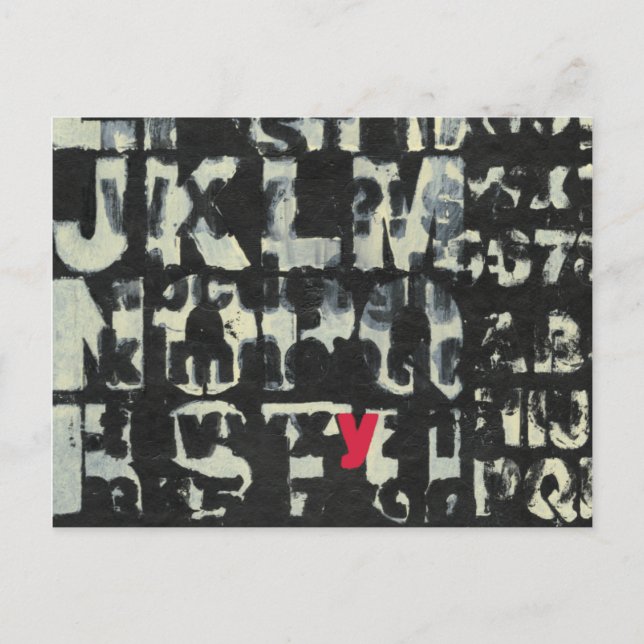 Alphabet Painting by Norman Wyatt Postcard (Front)