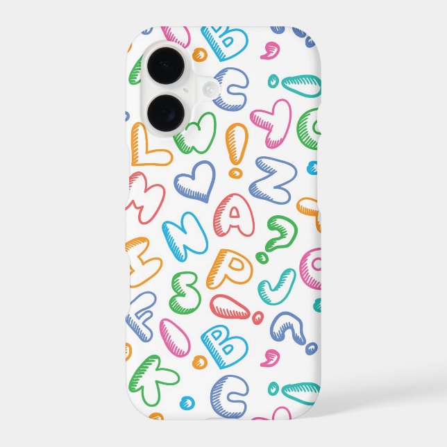 alphabet pattern (Back)