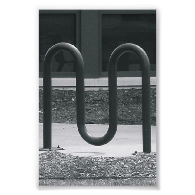 Alphabet Photography M1 Black and White 4x6 Photo Print (Front)