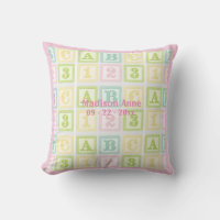 Alphabet Pink Baby Girl Name Personalised