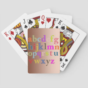 Alphabet Playing Cards