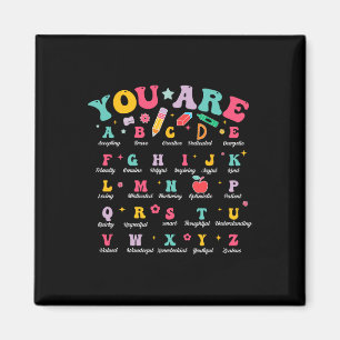 Alphabet Positive Affirmations Back To School Teac Magnet